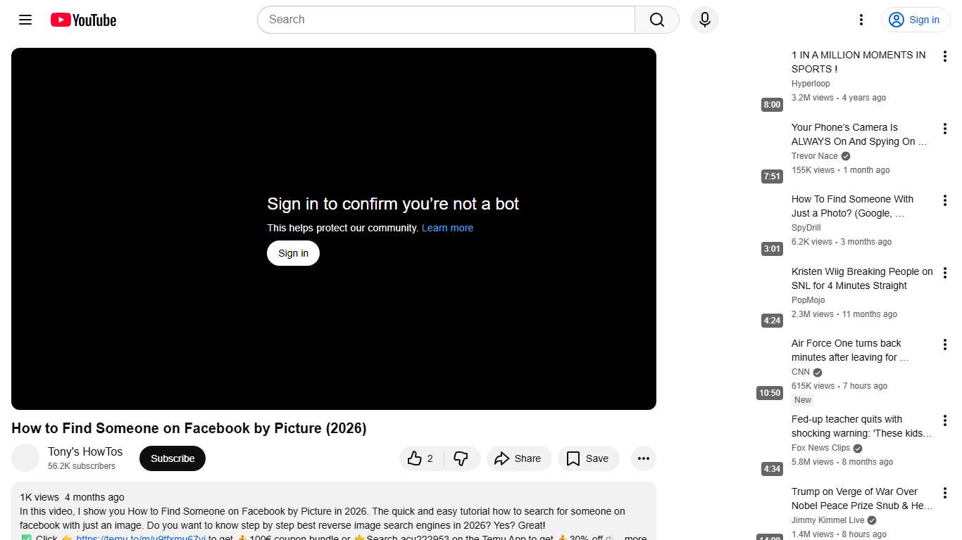 How to Find Someone on Facebook by Picture (2026) - YouTube